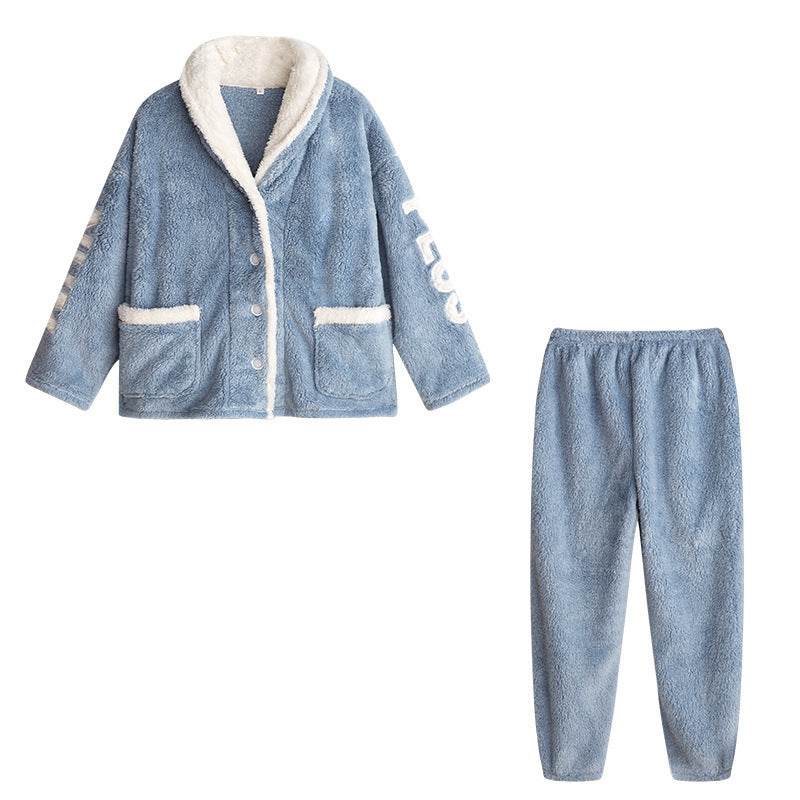 Keep Warm Coral Velvet Pajamas For Women EX-STOCK