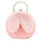 Baby Girl Fashion chain ear plush handbag - EX-STOCK CANADA