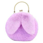 Baby Girl Fashion chain ear plush handbag - EX-STOCK CANADA