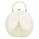 Baby Girl Fashion chain ear plush handbag - EX-STOCK CANADA
