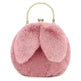 Baby Girl Fashion chain ear plush handbag - EX-STOCK CANADA
