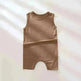 Baby Summer Modal Thin Sleeveless Tank Top Romper - EX-STOCK CANADA