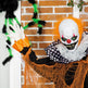 65inch Life Size Outdoor Halloween Decorations Talking Circus Clown With A Balloon, Animated Prop With Sound And Motion Activated, Light Up Eyes, Laughter EX-STOCK
