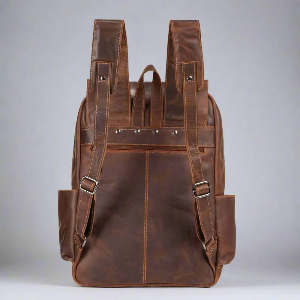 حقيبة ظهر جلدية عتيقة من جرينوود لأجهزة اللابتوبEX-STOCK Canada 