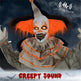 6' Life Size Orange Classic Clown Outdoor Halloween Decoration Animatronic, Sound And Motion Activated W Light Up Eyes EX-STOCK Canada 