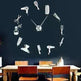 Barber Shop Hair Tools Oversized DIY Wall Clock - EX-STOCK CANADA