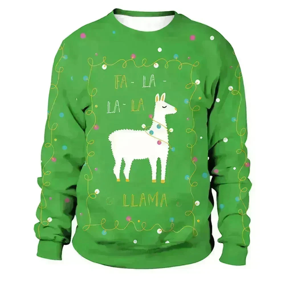 Christmas Element Men's And Women's Round Neck Sweater - EX-STOCK CANADA