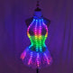 White RGB LED light-up party dress outfit | EX-STOCK Canada product gallery image 5