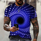 Men's Black Tech 3D Printed Short Sleeve T-Shirt  EX-STOCK CANADA