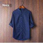 Men's Linen Vintage Plus Size Shirt - EX-STOCK CANADA