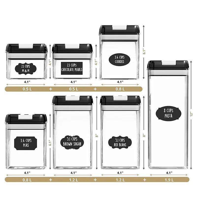 7-piece Set Of Food Containers 