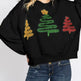 Women's Christmas Tree Casual Pullover Long Sleeve Sweater EX-STOCK Canada 