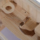 2-Tier Hamster Habitat Openable Top Front Door Shelf Ladder Stable Fir Wood Frame Nature Wood EX-STOCK