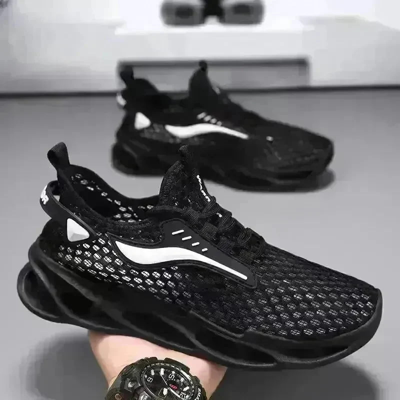 Men's Casual Walking Running Non slip  lace up sneakers - EX-STOCK CANADA