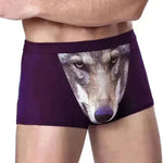 Printed Wolf Head Big Bird  Men's Boxer Briefs Underwear - EX-STOCK CANADA