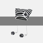 Breathable Windproof Cute Thermal Head Cover Woolen Cap beanies