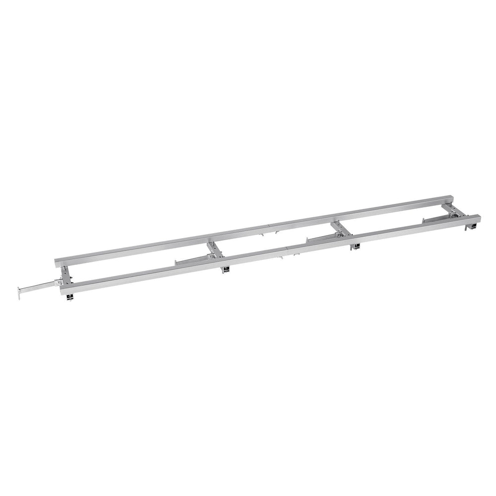 Rail Mill Guide System, 9 Ft Milling Guide, 4 Crossbar Kits Chainsaw Mill Rail Guide, Aluminum Adjustable Saw Mill Rail System Work With Chainsaw Mills For Builders And Woodworkers EX-STOCK