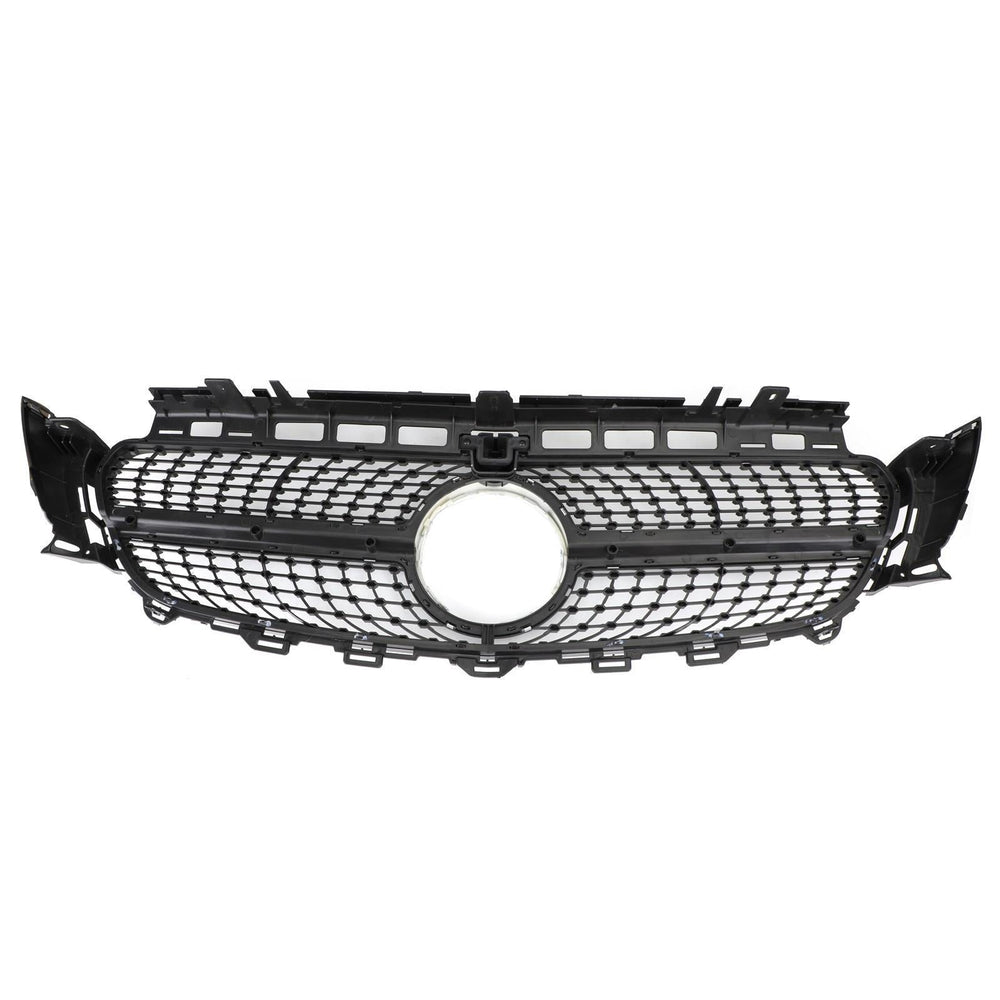 Diamond Silver Edge Front Grille For 2016 To 2019 Mercedes-Benz W213 E300 E400 EX-STOCK
