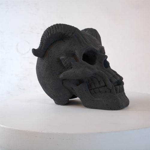 Refractory Materials Fireproof Imitated Human Fire Pit Skulls Gas Log For NG, LP Wood Fireplace, Firepit, Campfire, Halloween Decor, BBQ - EX-STOCK Canada