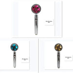 Propeller Driven Shower Head With Stop Button And Cotton Filter Turbocharged High Pressure Handheld Shower Nozzle - EX-STOCK CANADA