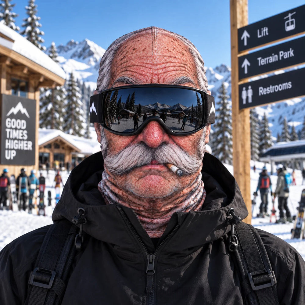 Realistic Winter Ski Face Mask Windproof Thermal Balaclava For Outdoor Sports And Parties | EX-STOCK product gallery photo 6