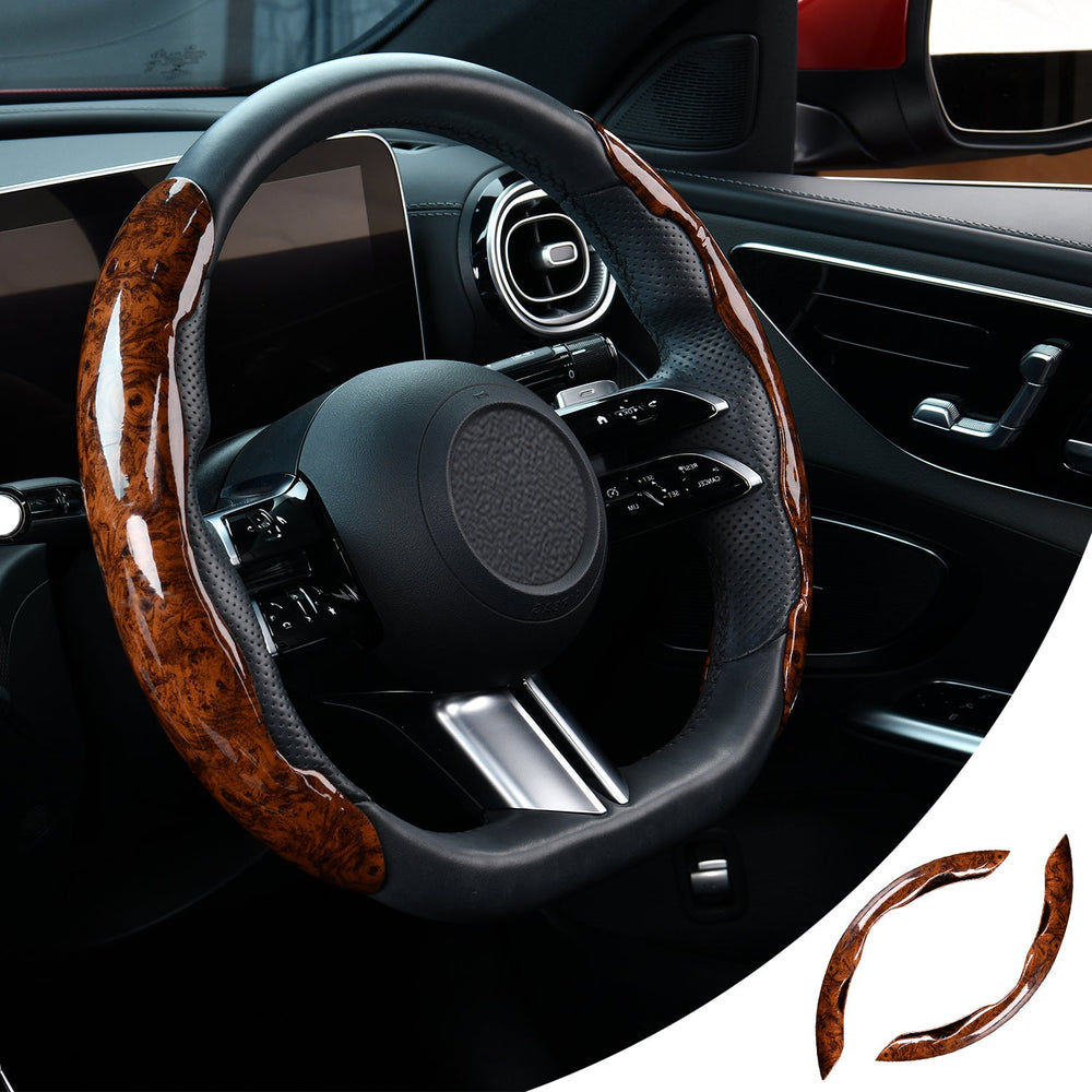 Mahogany Gray Buckle Steering Wheel EX-STOCK