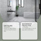 White Tile Grout — Waterproof Kitchen & Bathroom Gap Repair Sealer with Scraper (100g Kit)