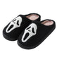 Halloween Skull Cartoon Print Slippers Warm Winter Slippers For Men Women Couple Home Shoes Indoor Cotton Slippers EX-STOCK