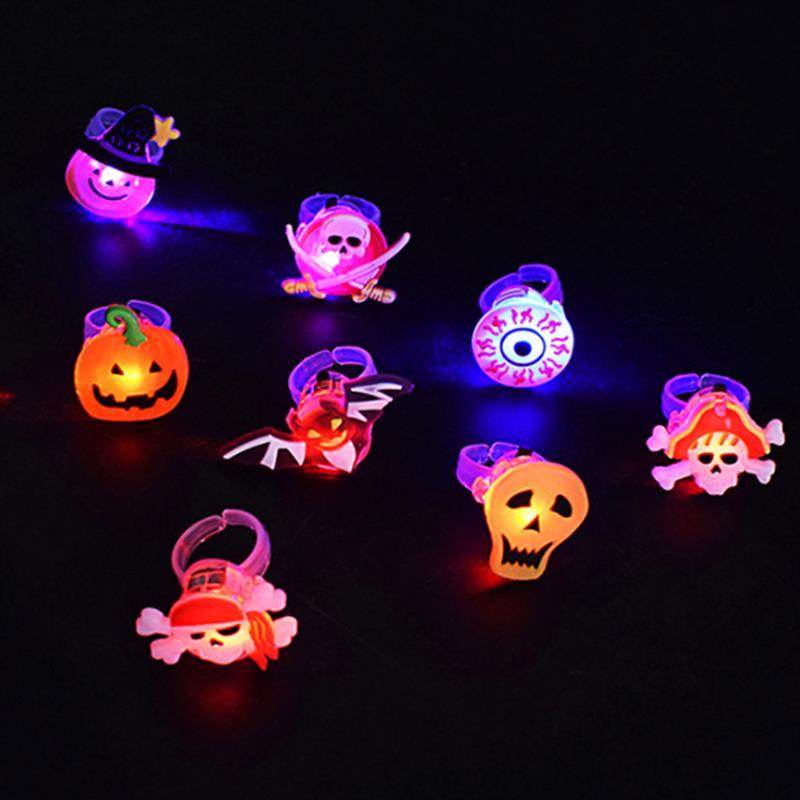 Halloween Decorations Halloween Glowing Brooch Ring EX-STOCK