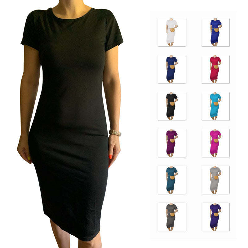 Autumn Winter Dress Multicolor Multi Size OL | EX-STOCK product gallery photo 2