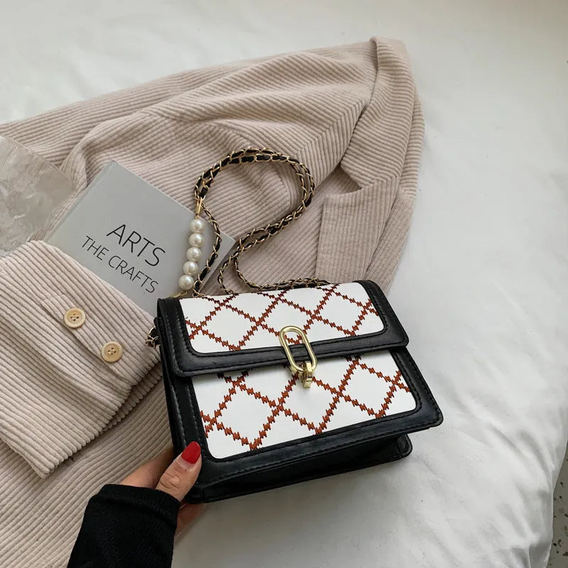 Women Shoulder Chain Mini Crossbody Square Bag - EX-STOCK CANADA
