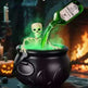 Halloween Black Wizard Bowl Magic Float Bottle And Diffuser Indoor Home Bar Magic Party Horror Ghost Props Halloween Decoration EX-STOCK