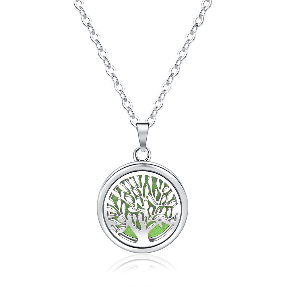 Open Round Hollow Perfume Box Necklace - EX-STOCK Canada