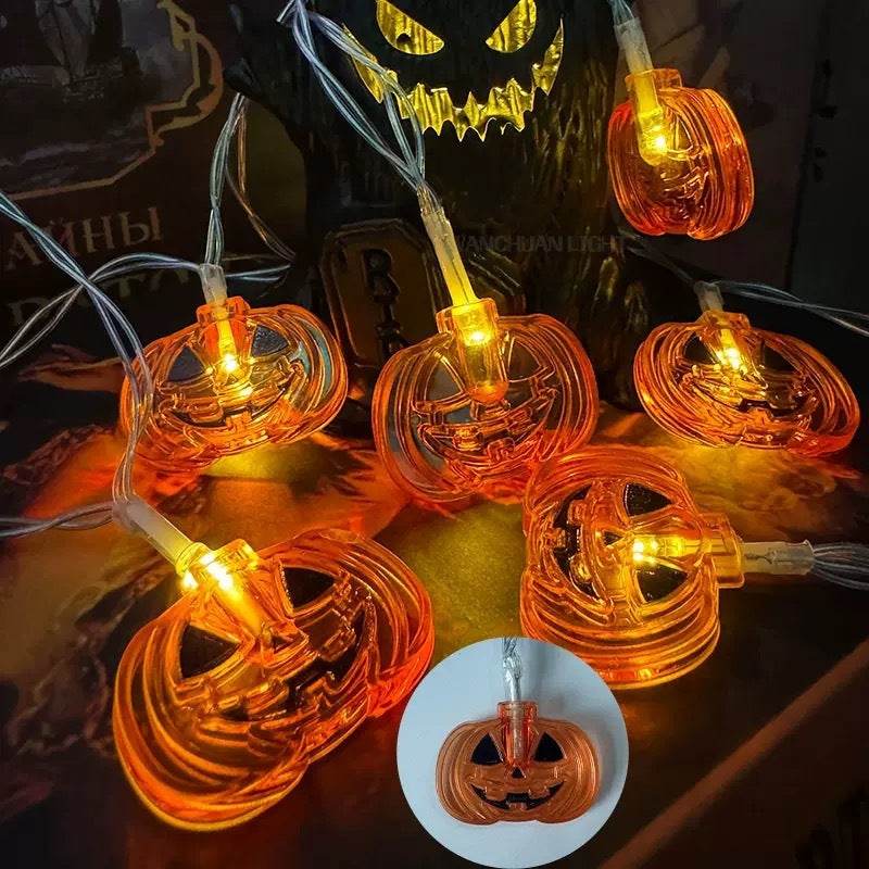 Halloween Led Pumpkin Spider Ghost Hand Lighting Chain Decorative Holiday Light EX-STOCK