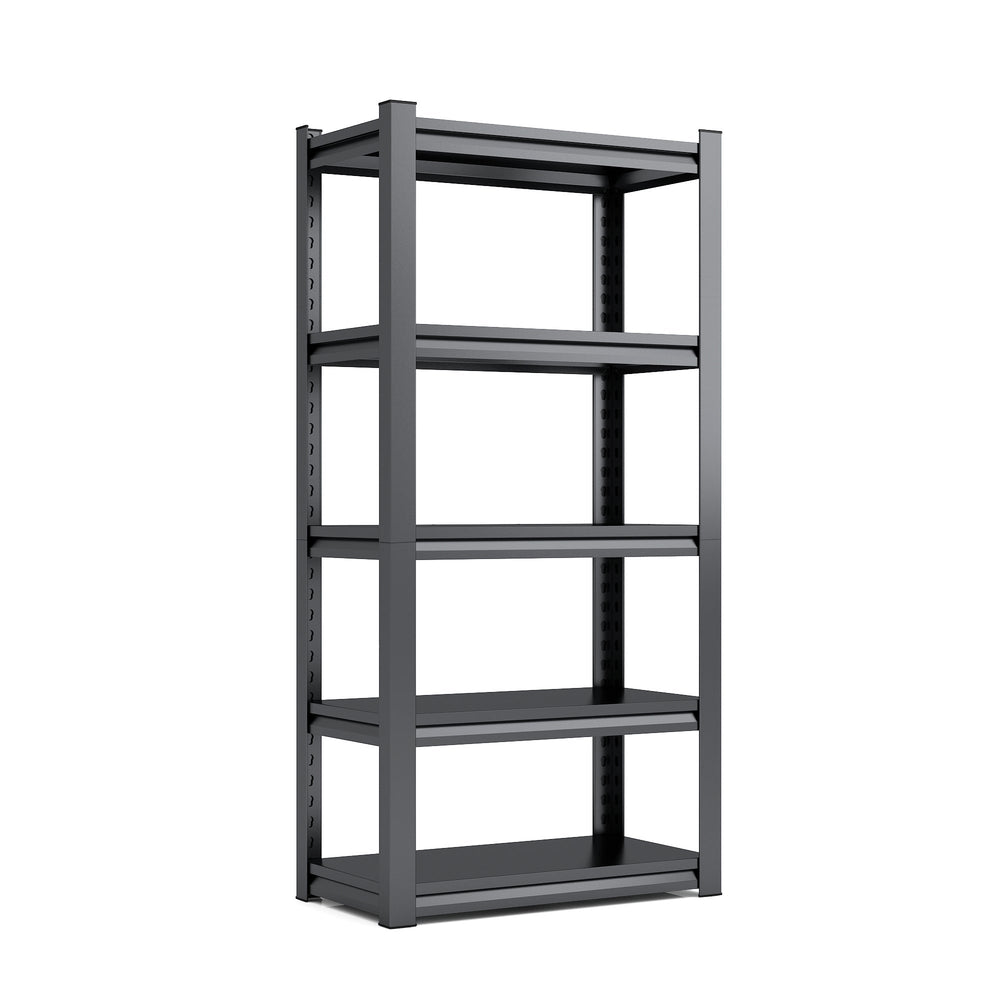 Tier Metal Shelves For Storage Garage Shelving 2000LBS Heavy Duty Storage Shelves Adjustable Garage Shelf Industrial Shelving Unit Storage Utility Rack,Black EX-STOCK