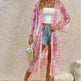 Beach Cover-up Pattern Sun Protection Cardigan Female - EX-STOCK CANADA