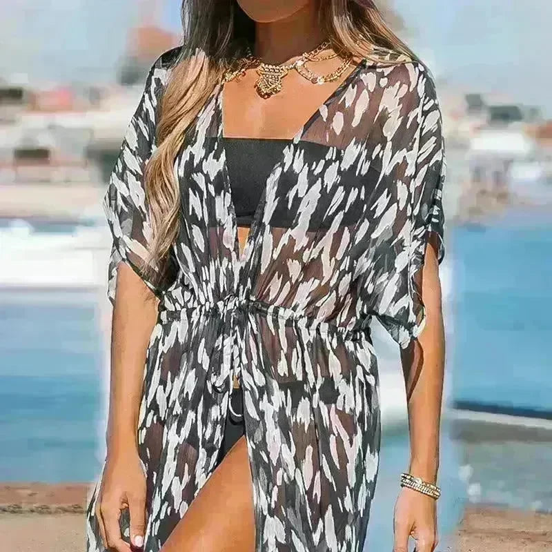 Beach Dress Women's Casual Holiday Floral Print - EX-STOCK CANADA