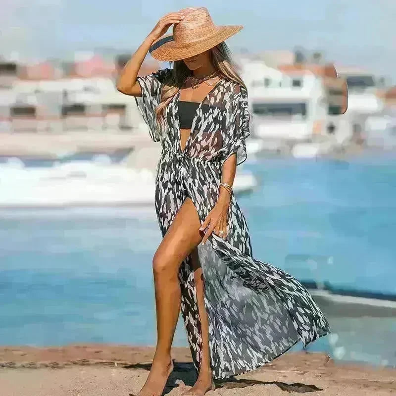 Beach Dress Women's Casual Holiday Floral Print - EX-STOCK CANADA