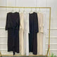 Beaded Women's Arab Solid Color Two-piece Suit - EX-STOCK CANADA