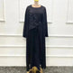 Beaded Women's Arab Solid Color Two-piece Suit - EX-STOCK CANADA