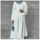 Beaded Women's Arab Solid Color Two-piece Suit - EX-STOCK CANADA