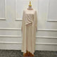 Beaded Women's Arab Solid Color Two-piece Suit - EX-STOCK CANADA