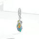 Beads DIY Pendent Accessories Enamel Feather - EX-STOCK CANADA