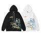Bear Graphic Print Hoodie - EX-STOCK CANADA