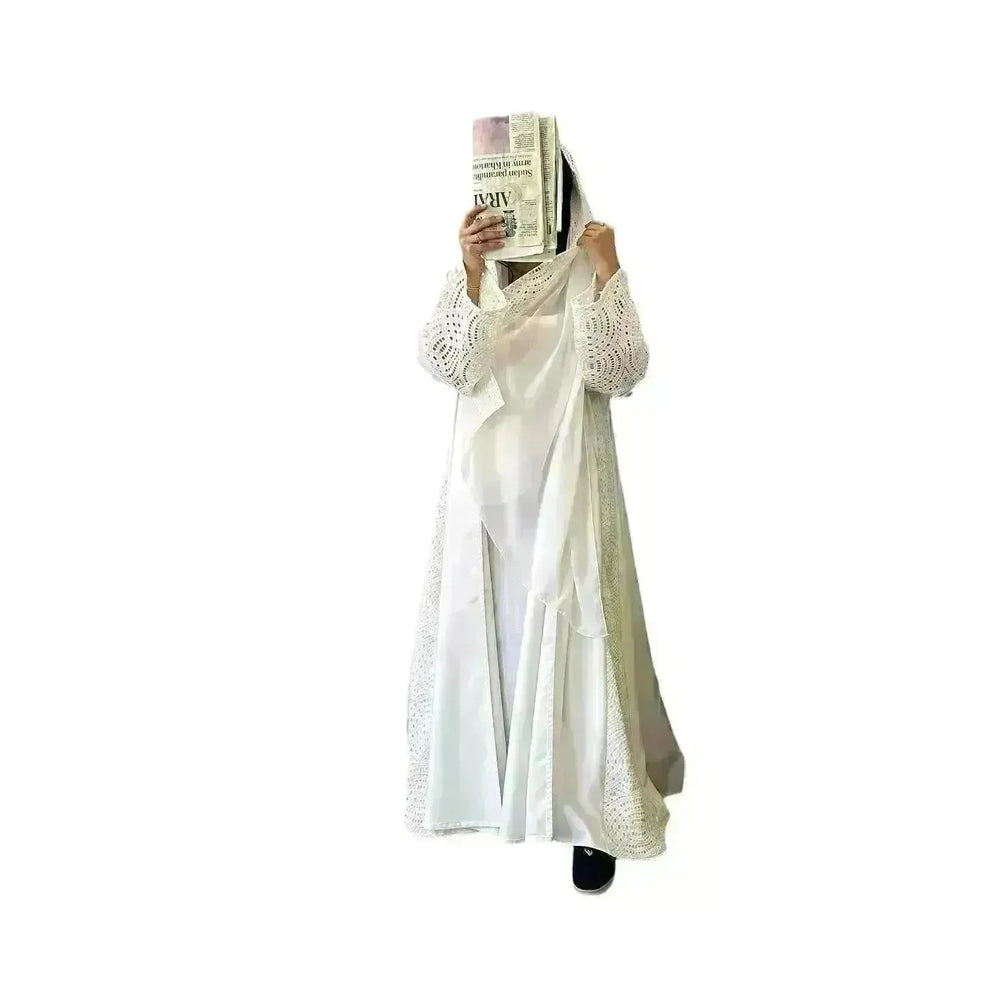 Beautiful Cardigan Robe Abaya Dress for Arab Dubai Turkey Middle East Women. - EX-STOCK CANADA