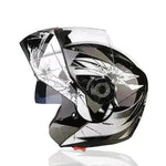 Best Motorcycle Helmet Half Helmet Anti-fog Sunscreen Double Lens Full Face Bike Helmet - EX-STOCK CANADA