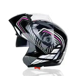 Best Motorcycle Helmet Half Helmet Anti-fog Sunscreen Double Lens Full Face Bike Helmet - EX-STOCK CANADA