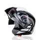 Best Motorcycle Helmet Half Helmet Anti-fog Sunscreen Double Lens Full Face Bike Helmet - EX-STOCK CANADA