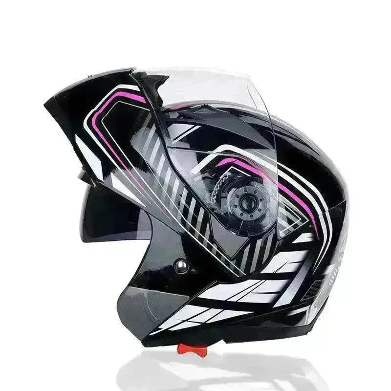 Best Motorcycle Helmet Half Helmet Anti-fog Sunscreen Double Lens Full Face Bike Helmet - EX-STOCK CANADA