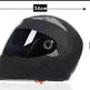 Best Motorcycle Helmet Half Helmet Anti-fog Sunscreen Double Lens Full Face Bike Helmet - EX-STOCK CANADA